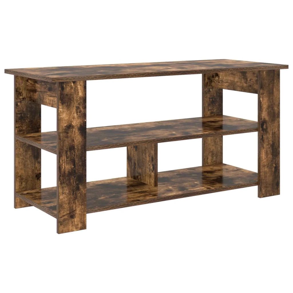 Supporto TV-Credenza per TV-Mobile TV Rovere fum¨¦ 100 x 40 x 50 cm