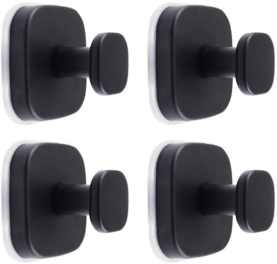 Haken Zuignap 4 Stuks - Haken Antislip - Haken Waterdichte - Haken Roestvrij Stali - Senza Forare - Haken Durevoli e Resistenti - Haken senza Foro da Martellare