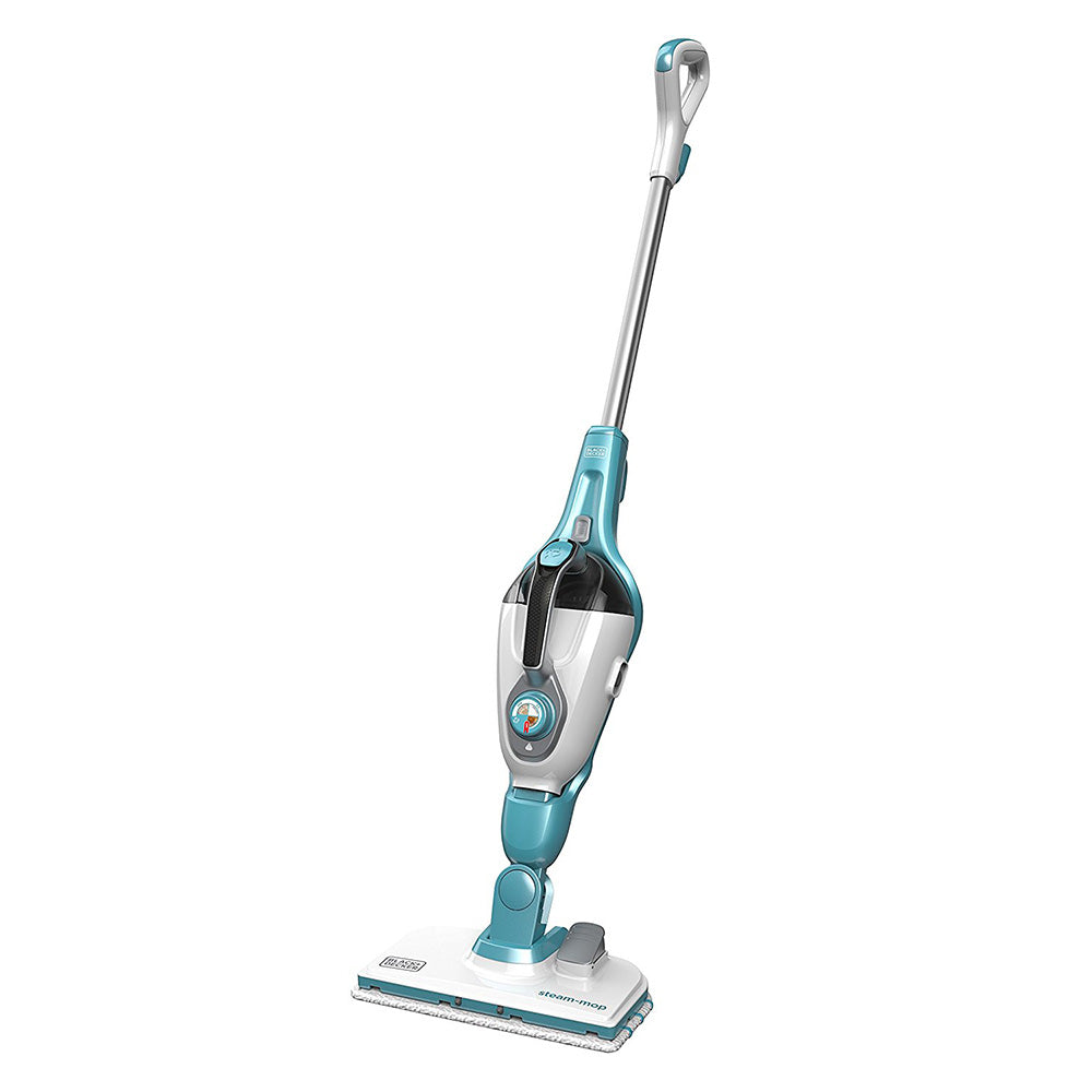 Scopa a Vapore Lavapavimenti Steam-mop + Guanto SteaMitt 13in1 Black + Decker