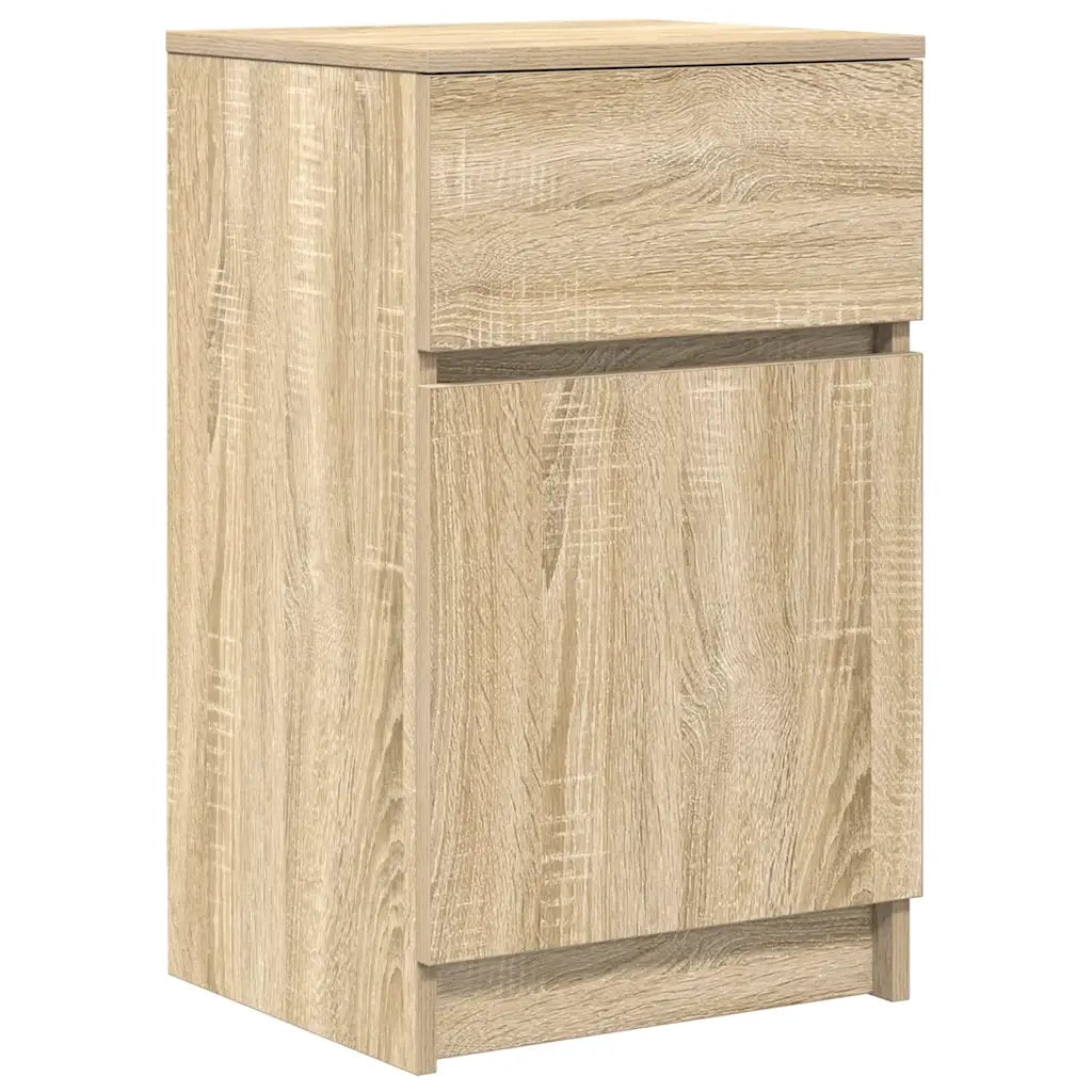 Comodini 2 pz Rovere Sonoma 39x35x65 cm in Legno Multistrato 861324