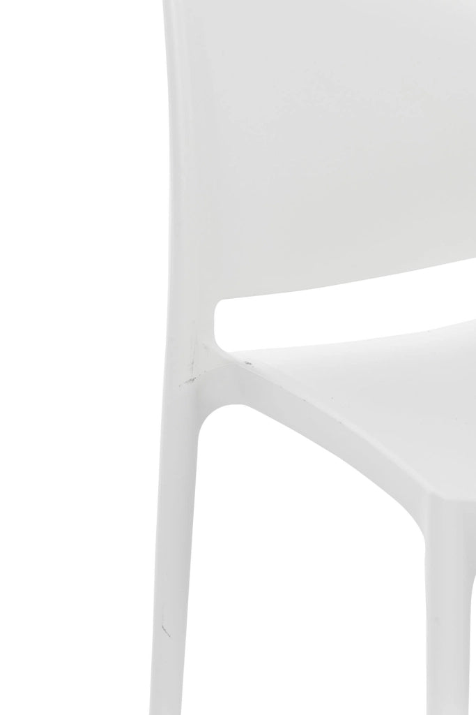 Sedia outdoor Maya impilabile bianco