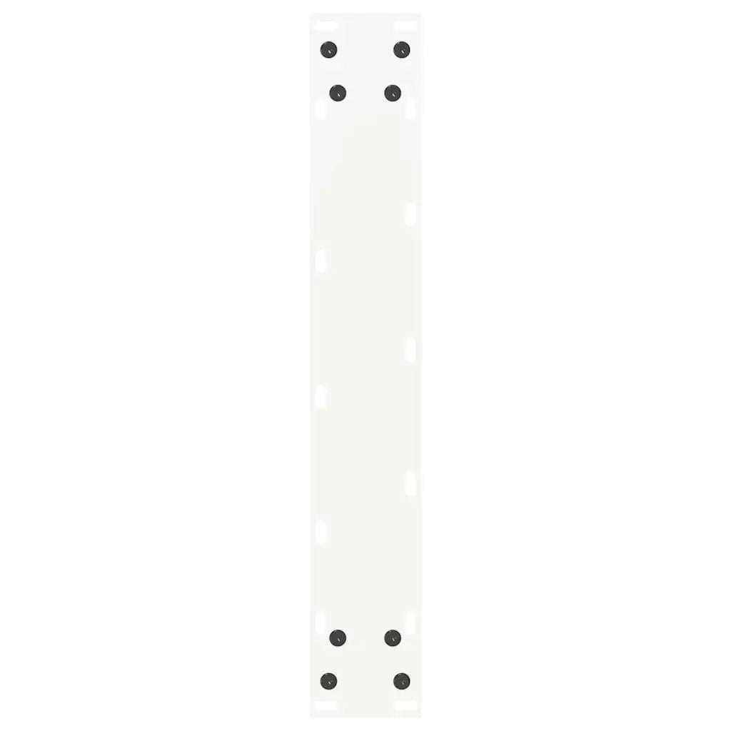 Gambe per tavolo da bar a forma di U 2 pz bianche 50x(100-101) cm in acciaio 4013233