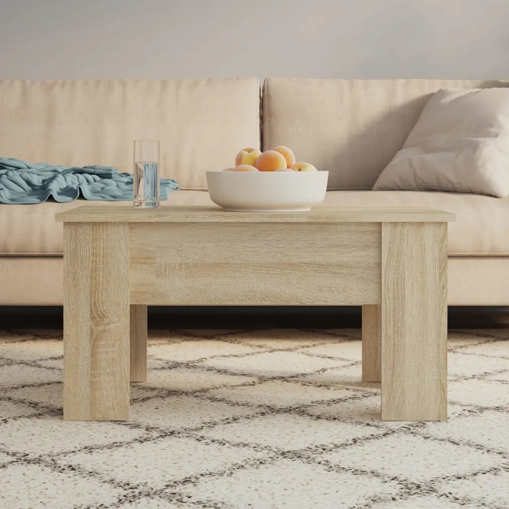 Tavolino da Salotto Rovere Sonoma 79x49x41 cm Legno Multistrato cod mxl 20007