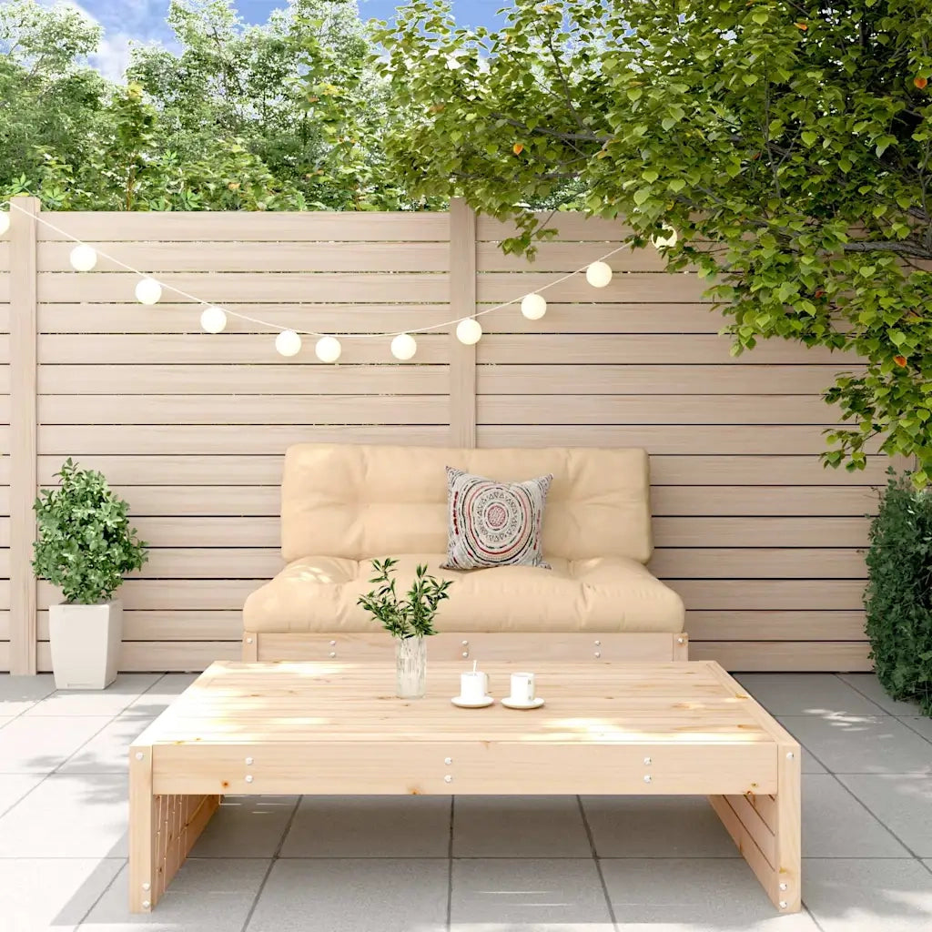 Set Salotto da Giardino 2 pz | Set di Mobili da Esterno in Legno Massello di Pino
