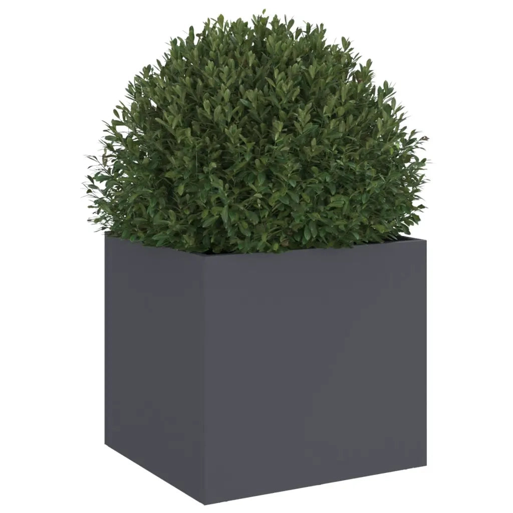 Fioriera Antracite 32x30x29 cm in Acciaio 841539