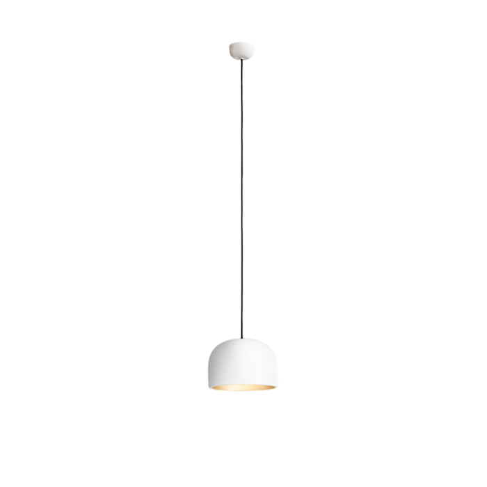 Sospensione Nordica Yelmo Metallo Bianco Oro 1 Luce E27 Ip20