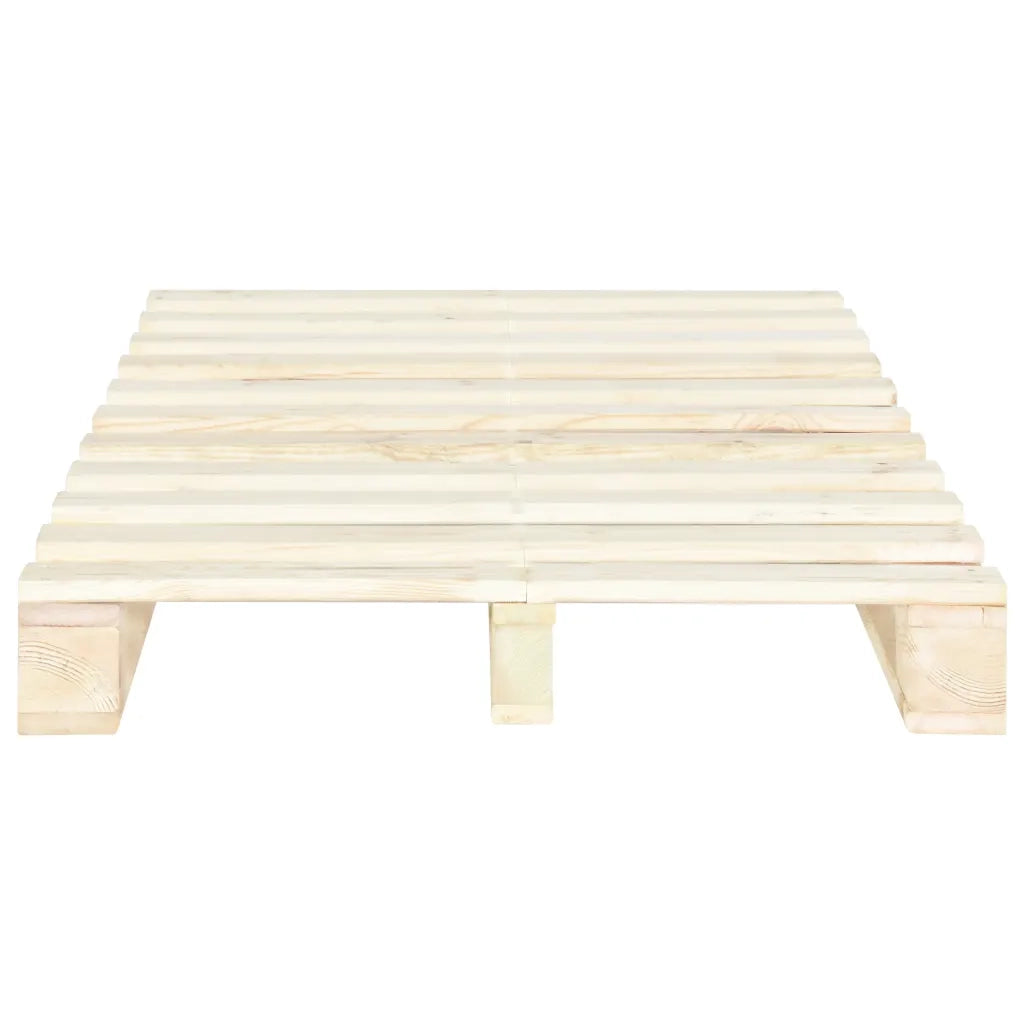 Giroletto in Pallet di Legno Massello di Pino 120x200 cm 285236