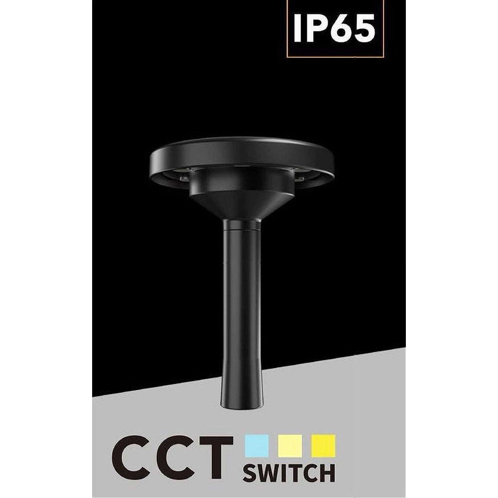 Trade Shop - Faretto Led Cct 3 Tonalità Di Colore Solare Ricaricabile Impermeabile Ip65 Fy-3c -