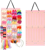 Organizzatore per elastici capelli - Set di accessori per capelli - Tas di stoffa per organizzare i boccoli - Decorazione per la camera delle bambine