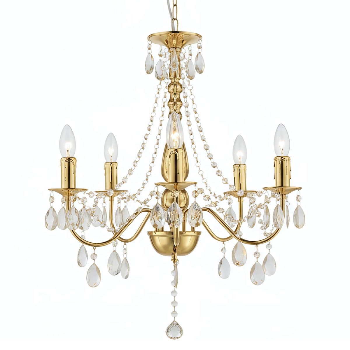 Lampada Da Soffitto Ebt015-5cp Gold