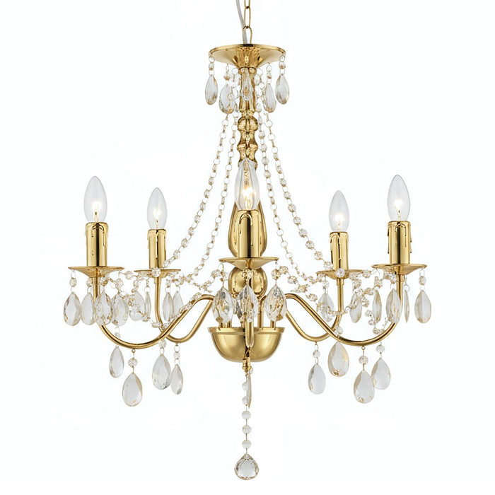 Lampada Da Soffitto Ebt015-5cp Gold