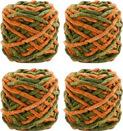 Set di filo di lana per biscotti - diverse colori - confezioni morbide - grande ago di filo - coperte maglie sciarpe - stile G