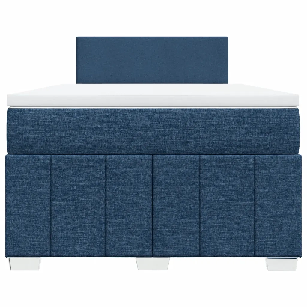 Giroletto a Molle con Materasso Blu 120x190 cm in Tessuto 3289306