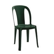 Sedia da Esterno Senza Braccioli Giardino Resina Impilabile Leggera Tiuana Scab Colore principale: Verde, Set: 12 Sedie