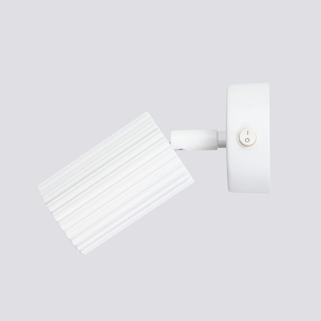 Applique moderna bianca orientabile GU10 GRAVIO Pure Lume