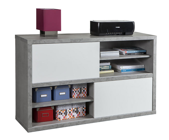 pratico mobile 35,5x140xh86,5 cm cemento cod:ferx.83986