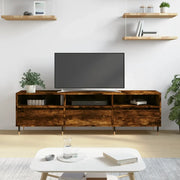 Mobile Porta TV Rovere Fumo 150x30x44,5 cm in Legno Multistrato 831265