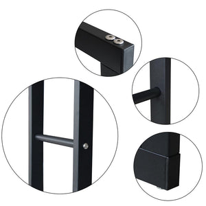 Portalegna Supporto Metallo Porta Legna Interno Legnaia Camino Stufa 100x60x25cm