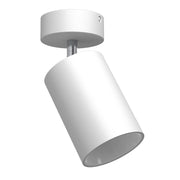 Faretto da soffitto bianco tondo Ø8 orientabile GU10 10W