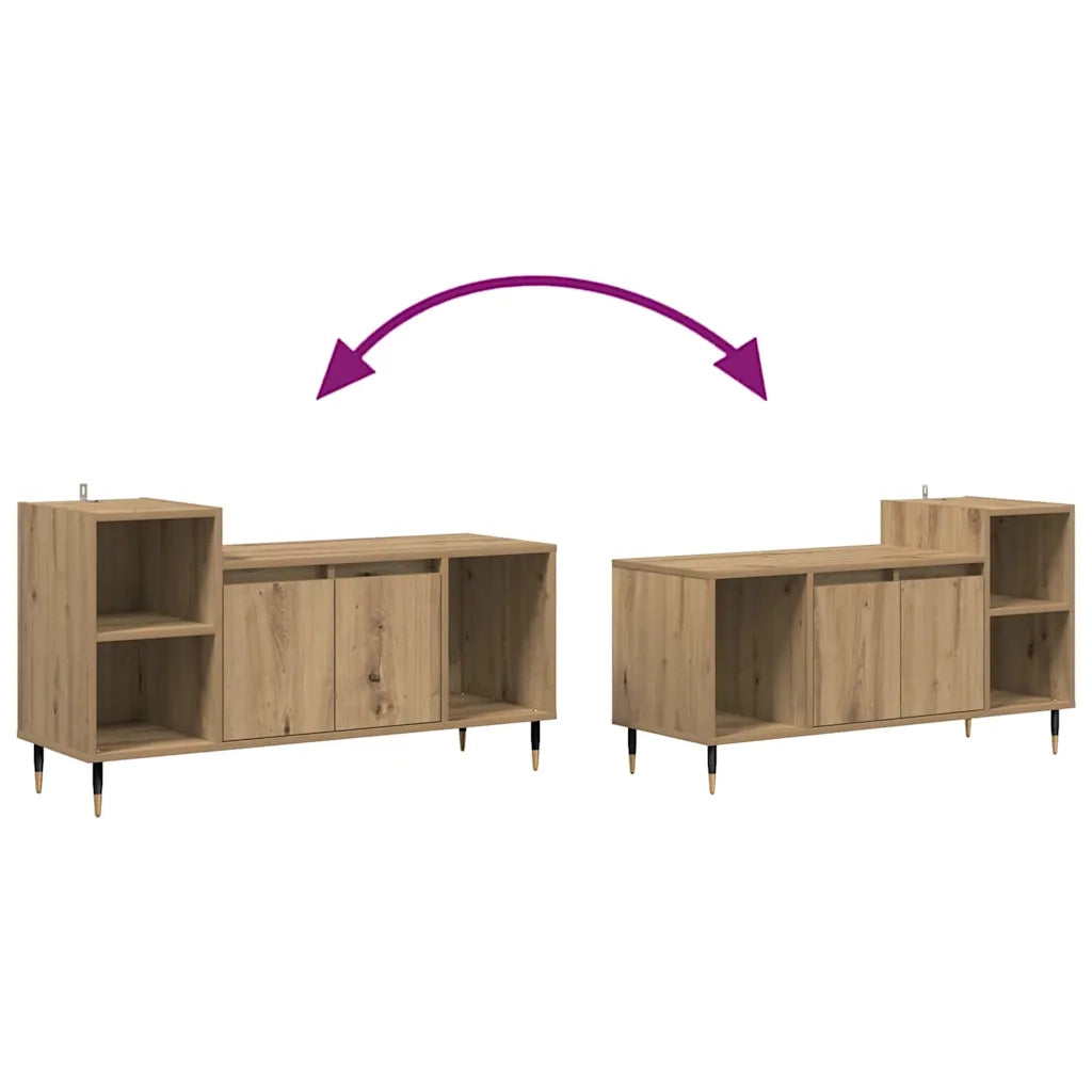 Mobile TV Rovere artigianale 100 x 35 x 55 cm Legno multistrato 882718