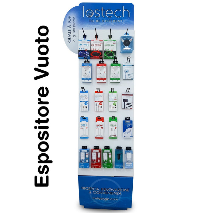 lostech espositore monofacciale cm.45x18x170h cod:ferx.839