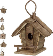 Casa per Uccelli - Ricovero per Uccelli - Scatola per Uccelli - Per Uccelli - Decorativo - Accessori per Giardino - 28,5 x 20,5 x 17,5 cm