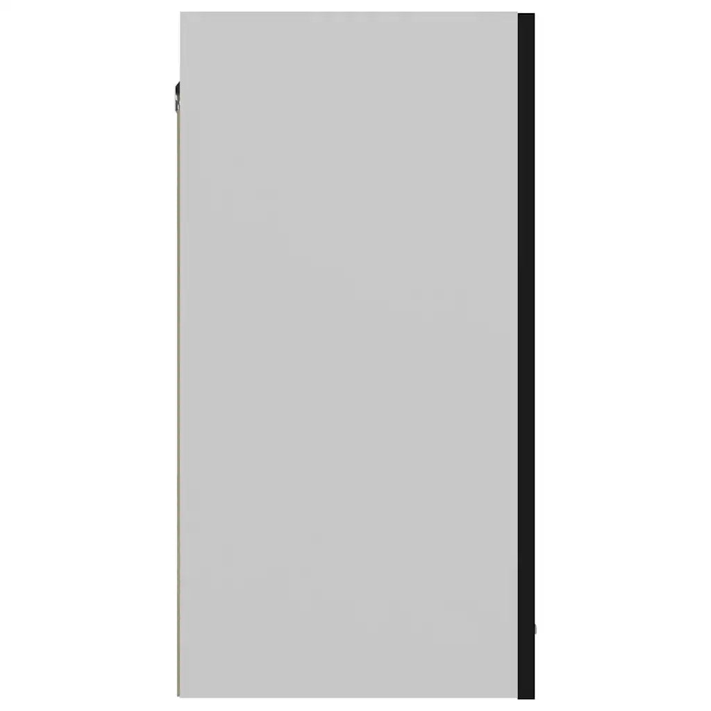 Mobile Pensile “Lyon” Nero 60x31x60 cm in Legno Multistrato 801269
