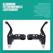 Manubrio in Alluminio Leggero per Bicicletta - Manubrio per Mountain Bike - Manubrio con Presa Antiscivolo - Funzione di Autoaggiustamento - Scegli la Tua Colore - Manubrio con Regolazione della Posizione