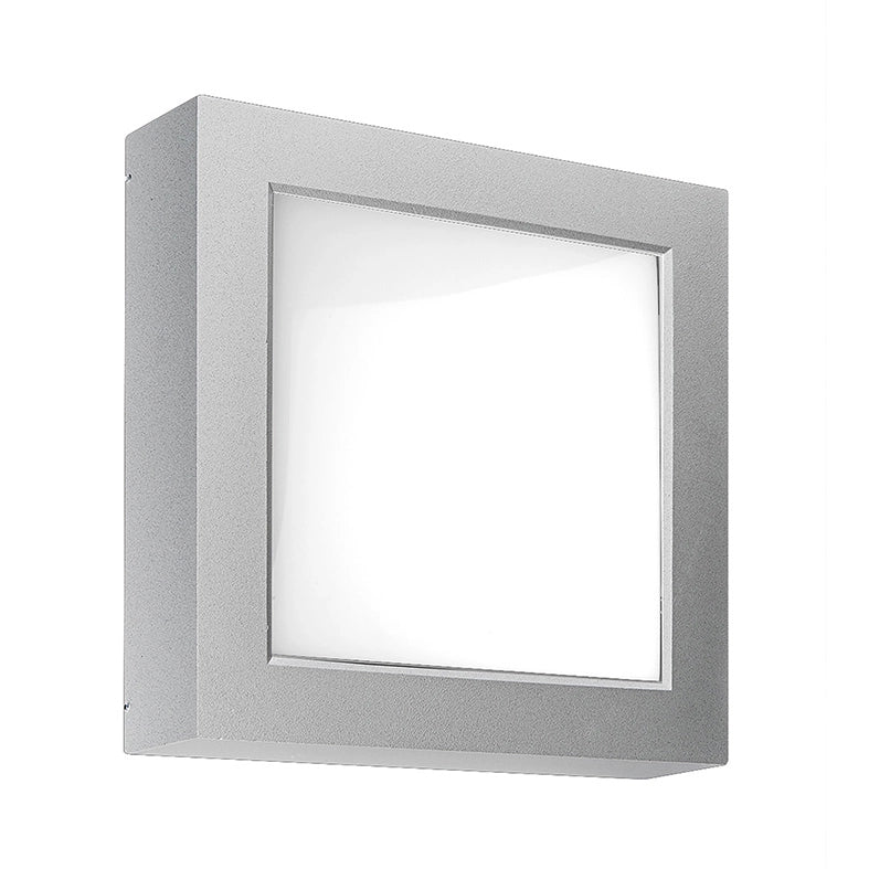 ENTER – Applique/Plafoniera LED 23W Bianca 4000K IP65 - Illuminazione per Esterni quadrata ad alta resistenza agli agenti atmosferici