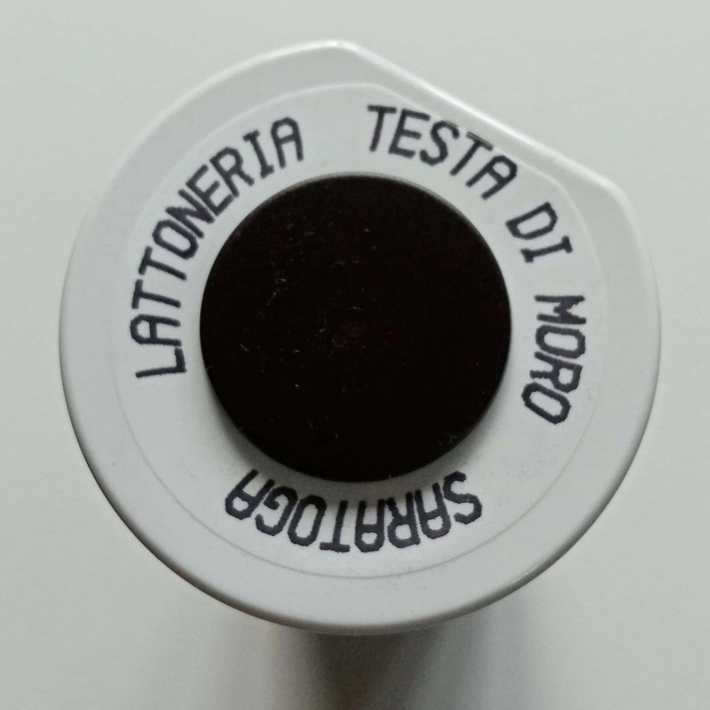 Saratoga testa di moro semilucido bomboletta vernice happy color lattoneria spray 400ml per lamiera legno ferro muro