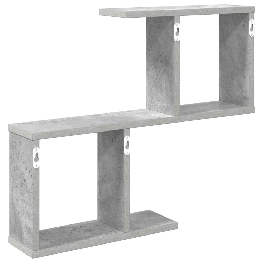 Scaffale da parete Grigio Cemento 60 x 12 x 50,5 cm 8012263