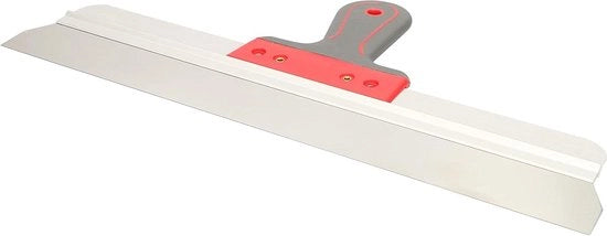 Spatola in acciaio inossidabile - 450 mm - per massa di intonaco gesso e intonaco.