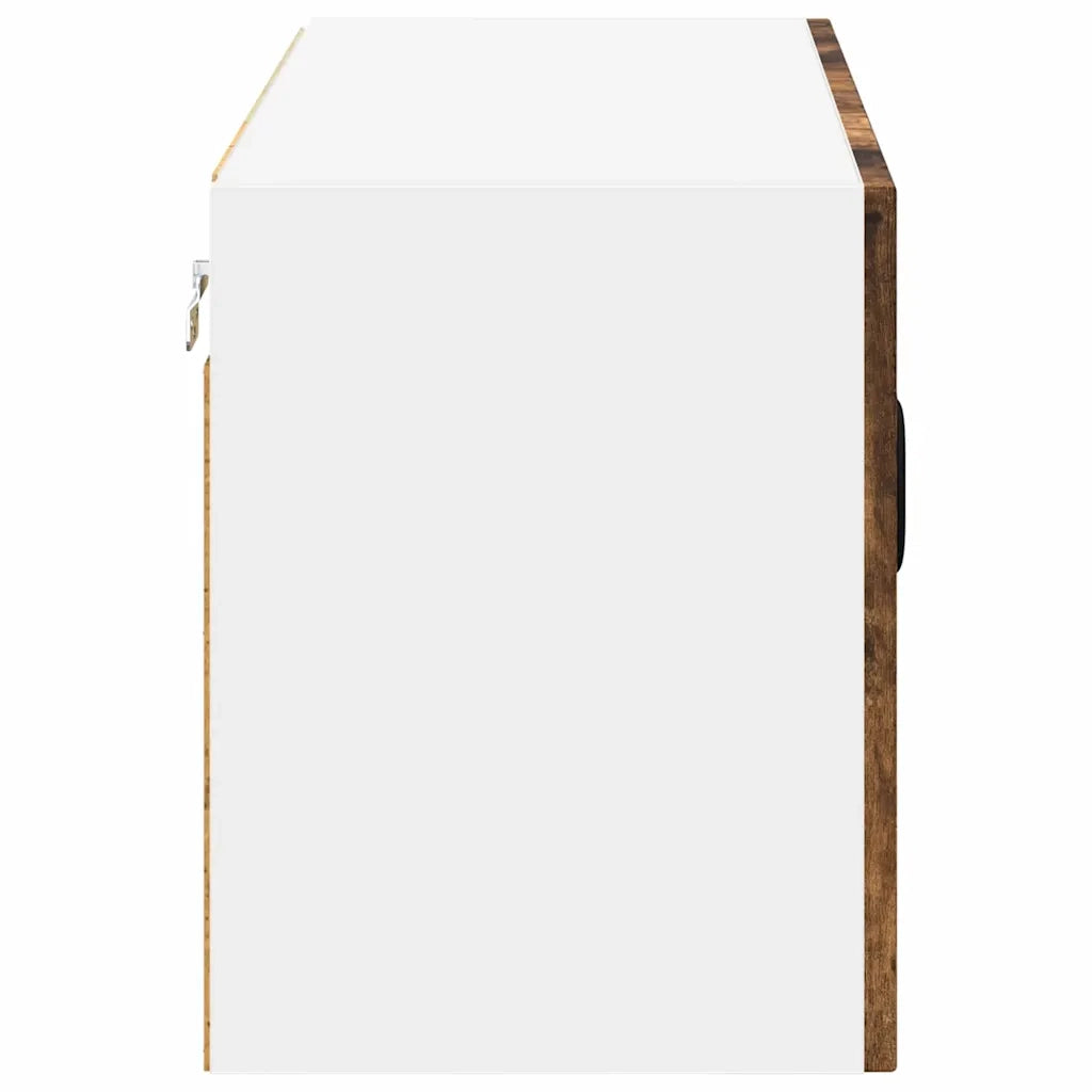Armadietto a muro LUCCA Rovere Fumo 80 x 31 x 40 cm