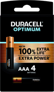 Duracell PILA ACALINA OPTIMUM MN2400 MINISTILO 4 PZ. 1,5V