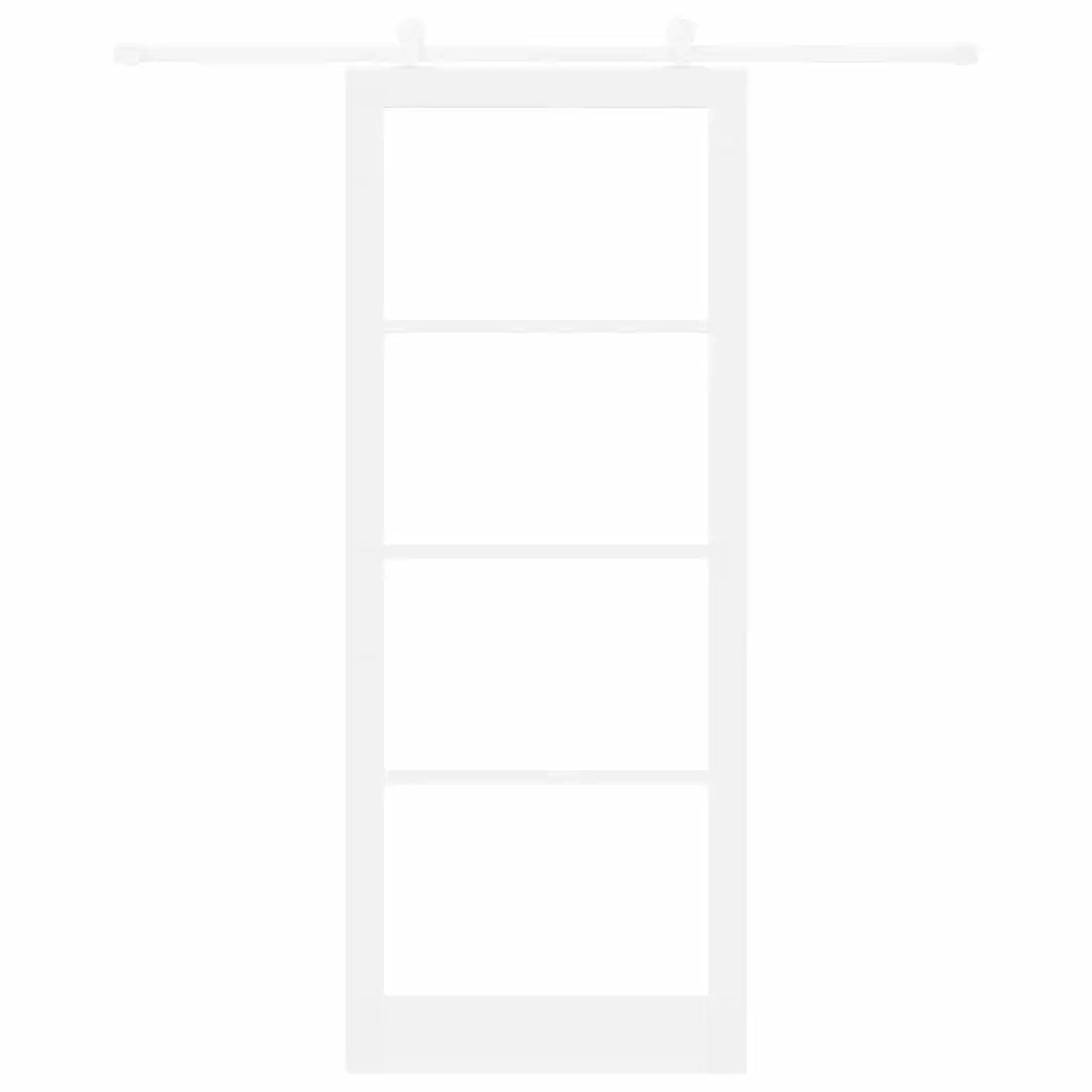Porta Scorrevole ORKDAL Bianco 93 x 232 cm Legno e metallo 3332096