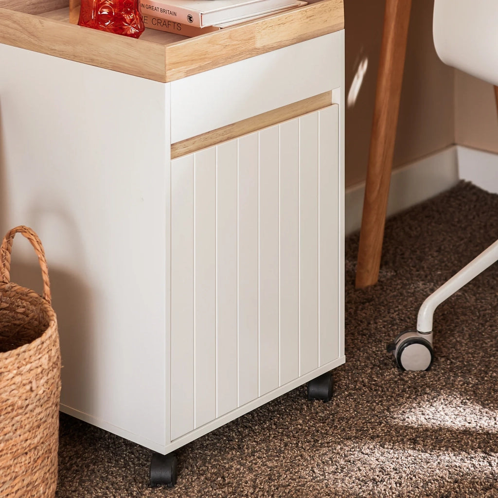 Carrello da ufficio Armadi archivio traslabili Supporto per Stampante 40x40x63 cm ASK03-W
