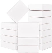 Confezione di 120 pezzi di cartone per imballaggio di sapone - Scatola con coperchio - Imballaggi per sapone artigianale - Design compattibile - 7 x 3 x 10 cm - Colore bianco