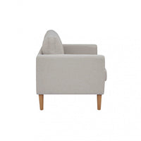 Divano 2 Posti Ramsey 137x73x82 h cm in Tessuto Beige