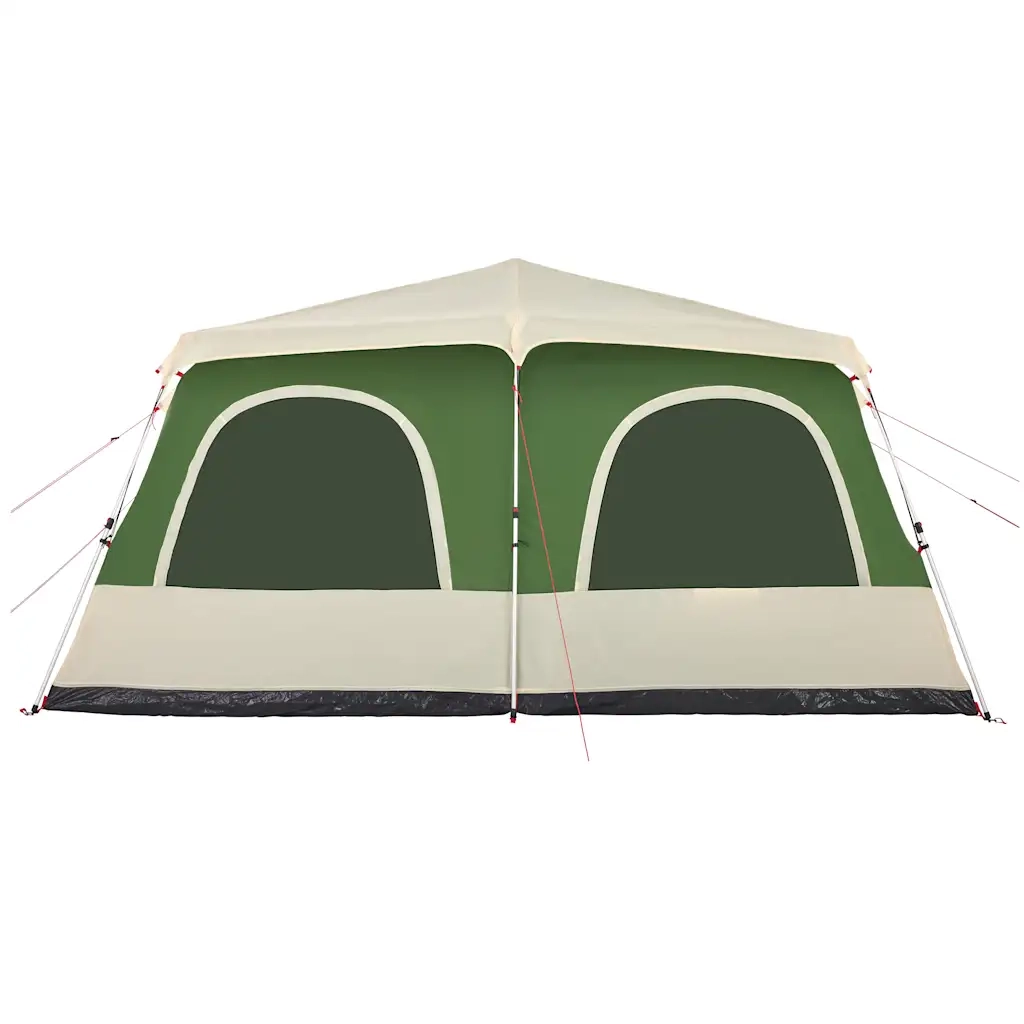 Tenda Familiare a Cupola 8 Persone Verde a Rilascio Rapido