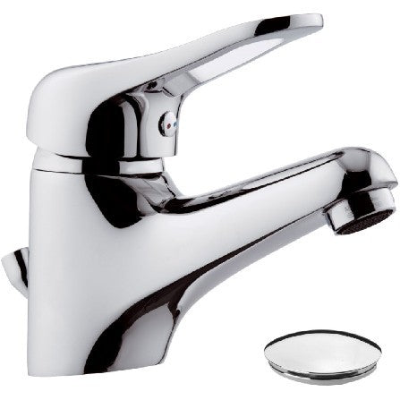 Rubinetto lavabo remer con piletta in plastica - serie kiss