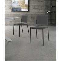 Sedia in polipropilene Venus 55cm X 52.5cm H 81cm Stones