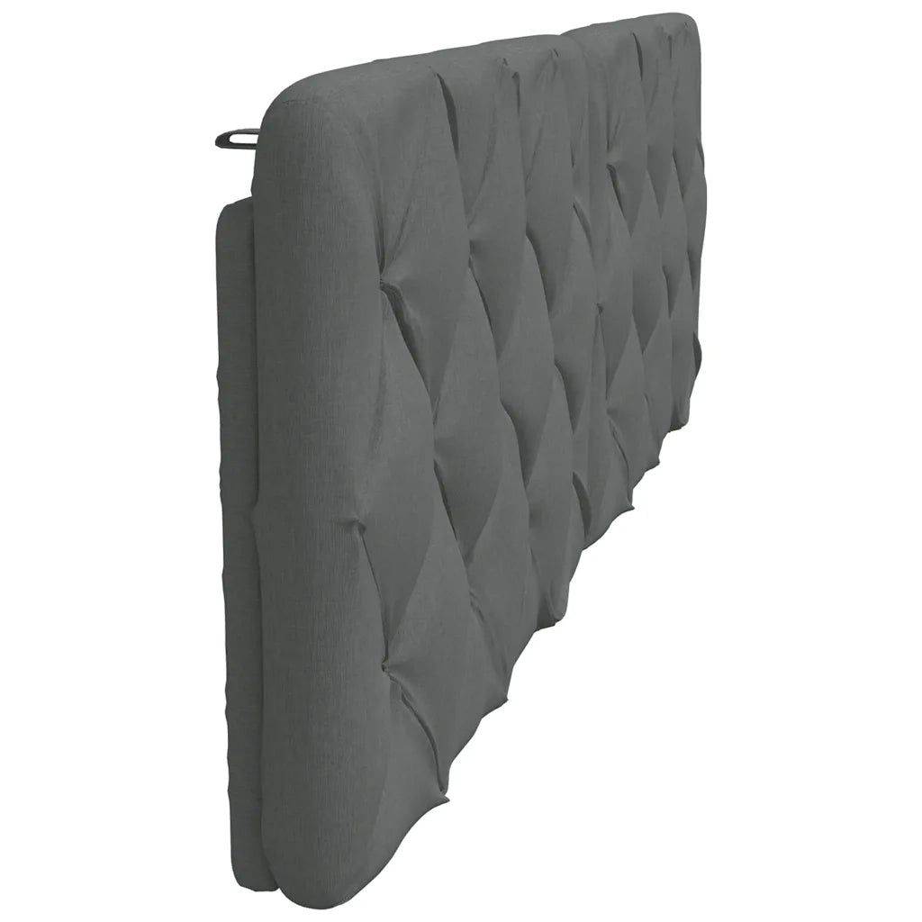 Cuscino Testiera Grigio Scuro 180 cm in Tessuto CFW3323416