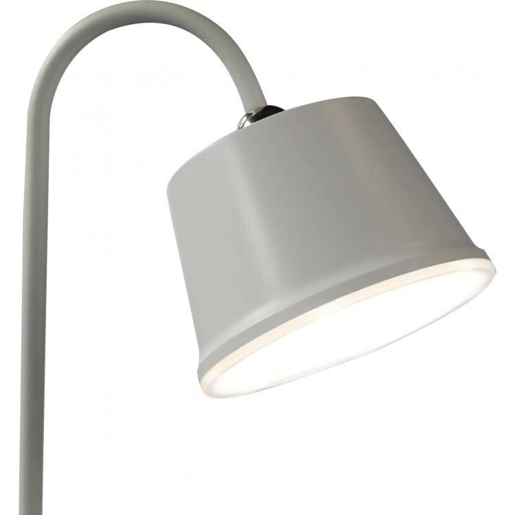 Majestic 120450 WH ALBA Lampada da tavolo LED ricaricabile senza fili con testa magnetica regolabile 360° controllo touch e tre supporti inclusi colore Bianco