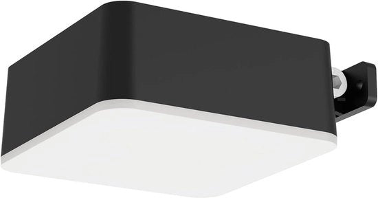 Illuminazione esterna alimentata da energia solare Vynce quadrata 1,5W 2700K nera IP44 resistente all'acqua