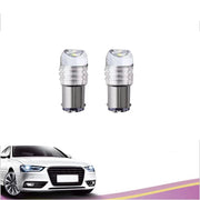 COPPIA LAMPADINE 3 LED SMD 1157 AUTO LUCE 6000K 1.5W LAMPADINA BIANCA 12V 02746