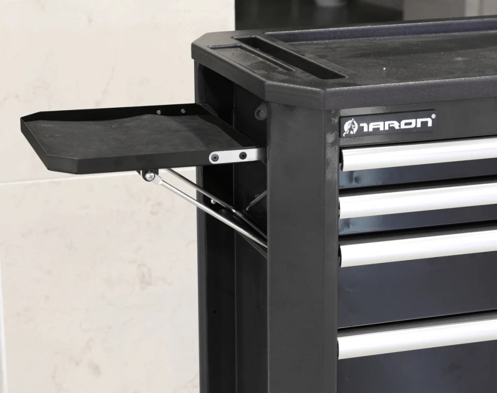 Carrello portautensili con 9 cassetti, colore nero