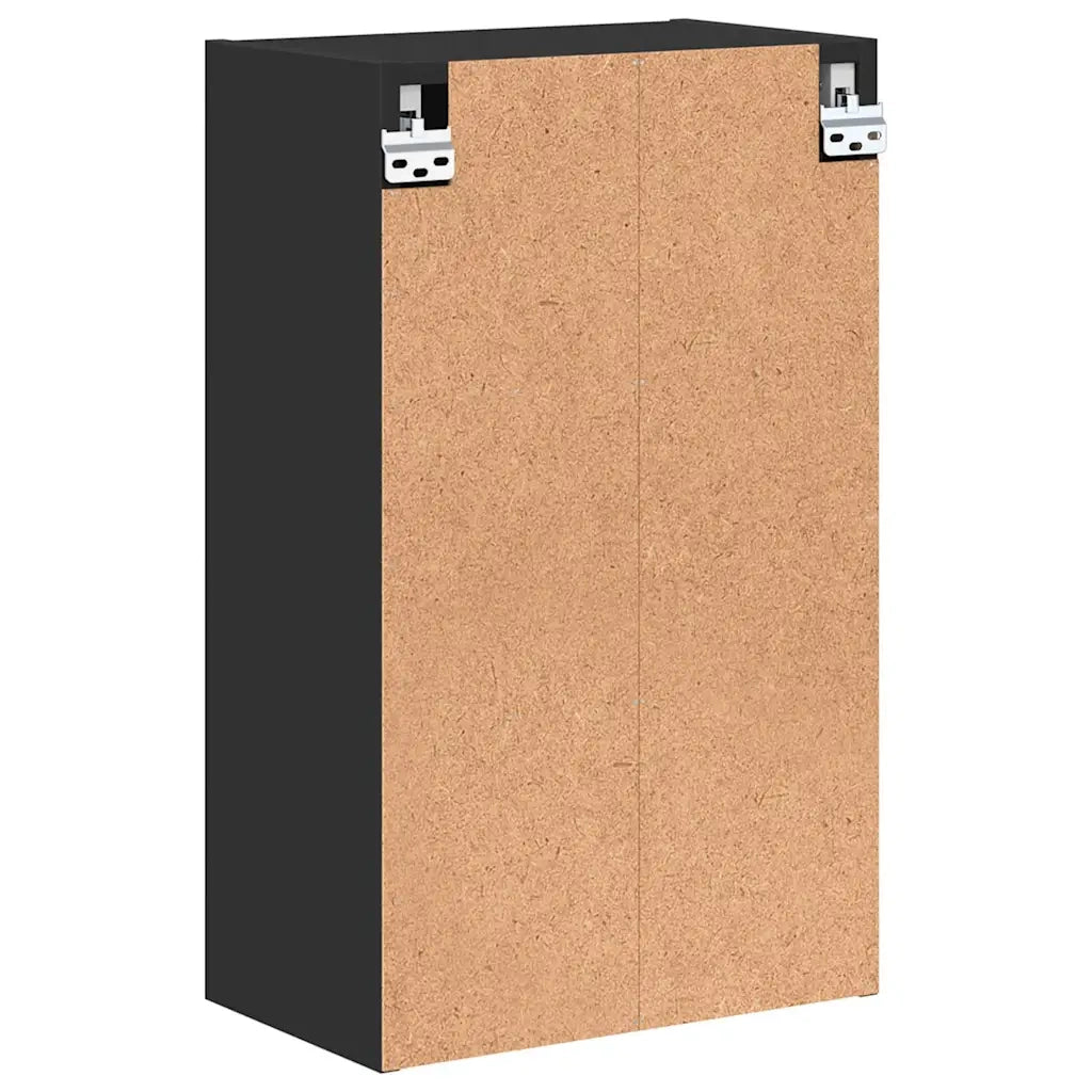 Mobile da Bagno Montaggio a parete Nero 39 x 23,5 x 65 cm 883385