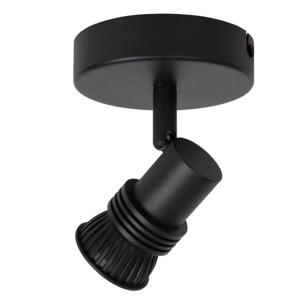 Faretto da soffitto KIANTI Lucide 1xGU10 nero IP20