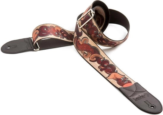 Riem di galleria morbido con chiusura e punte in pelle - opzione confortevole