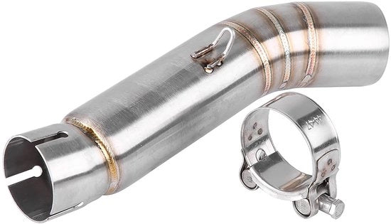 Sistema di Scarico in Acciaio Inossidabile - Moto - CBR500R/CB500X - CBR400R/CB400X - Installazione Facile - Resistente alla Corrosione - Canale di Scarico